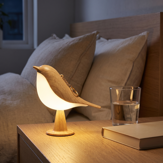 Pora – Ledningsfri fuglelampe med touch-dæmper